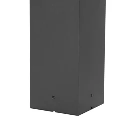 QAZQA Smarte Wegeleuchte schwarz 60 cm IP44 inkl. Wifi ST64 - Nicole