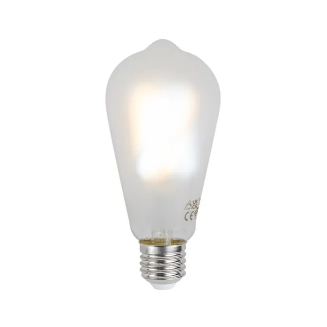 QAZQA Smarter Außenlaternenmast aus Edelstahl 50 cm inkl. WLAN A60 - Sfera