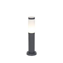 QAZQA Smarter Außenlaternenmast Anthrazit 45 cm inkl. Wifi P45 - Rox