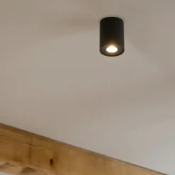 QAZQA Smarter Aufbauspot dunkelgrau kippbar inkl. Wifi GU10 - Rondoo up