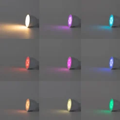 QAZQA Smarter Aufbauspot dunkelgrau kippbar inkl. Wifi GU10 - Rondoo up