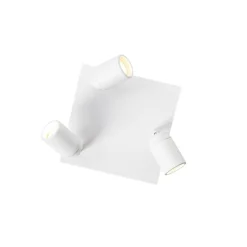 QAZQA Smarter Bad-Spot White Square 3-Licht IP44 inkl. 3 Wifi GU10 50mm - Ducha
