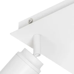 QAZQA Smarter Bad-Spot White Square 3-Licht IP44 inkl. 3 Wifi GU10 50mm - Ducha