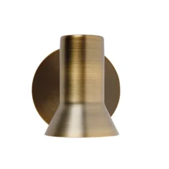 QAZQA Smarter bronzefarbener Wandstrahler dreh- und neigbar mit Schalter inkl. Wifi GU10 50mm - Karin 1