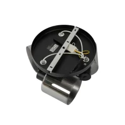 QAZQA Smarter Deckenstrahler schwarz mit Rauchglas rund verstellbar inkl. 3 Wifi A60 - Laura