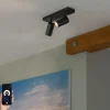 QAZQA Smarter Deckenstrahler schwarz verstellbar 2-flammig inkl. 2 Wifi GU10 50mm - Jeana Luxe