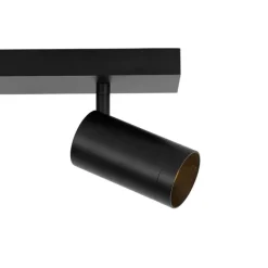 QAZQA Smarter Deckenstrahler schwarz verstellbar 2-flammig inkl. 2 Wifi GU10 50mm - Jeana Luxe