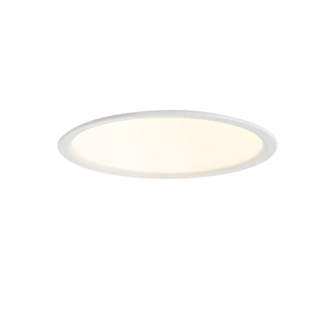 QAZQA Smarter Einbaustrahler Weiß IP44 inkl. Wifi GU10 50mm - Dept