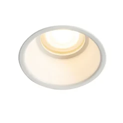 QAZQA Smarter Einbaustrahler Weiß IP44 inkl. Wifi GU10 50mm - Dept