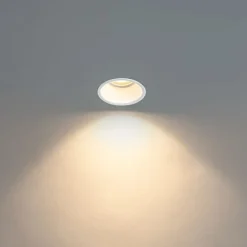 QAZQA Smarter Einbaustrahler Weiß IP44 inkl. Wifi GU10 50mm - Dept