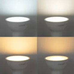 QAZQA Smarter Einbaustrahler Weiß IP44 inkl. Wifi GU10 50mm - Dept