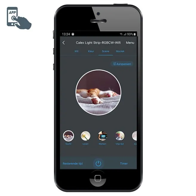 Calex Smarter LED-Streifen RGBW und dimmbar in Kelvin 2 m inkl. Treiber