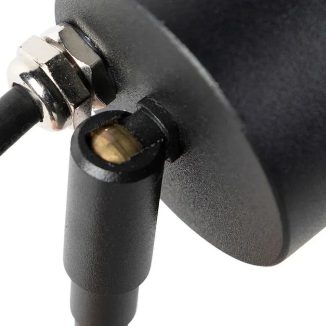 QAZQA Smarter moderner Spike-Spot schwarz IP44 inkl. WiFi GU10 - Solo