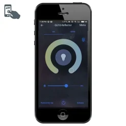 QAZQA Smarter Outdoor Bodenstrahler schwarz verstellbar inkl. Wifi GU10 - Delux