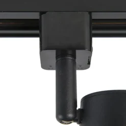 QAZQA Smarter Schienenstrahler schwarz 1-phasig inkl. Wifi GU10 - Iconic Jeana