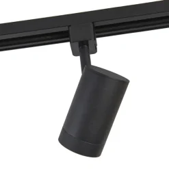 QAZQA Smarter Schienenstrahler schwarz 1-phasig inkl. Wifi GU10 - Iconic Jeana