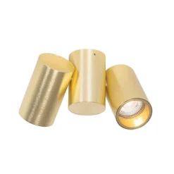 QAZQA Smarter Strahler Messing 2-flammig Verstellbar Inkl. 2 Wifi GU10 50mm - Michael