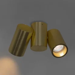 QAZQA Smarter Strahler Messing 2-flammig Verstellbar Inkl. 2 Wifi GU10 50mm - Michael