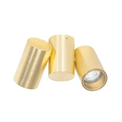 QAZQA Smarter Strahler Messing 2-flammig Verstellbar Inkl. 2 Wifi GU10 50mm - Michael