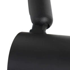 QAZQA Smartes Schienensystem schwarz 1-phasig 5-leuchtend inkl. Wifi GU10 - Iconic Jeany