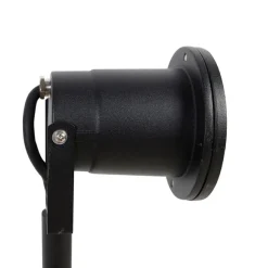 QAZQA Spike Spot schwarz 40 cm inkl. Kabel und Stecker IP44 - Basic
