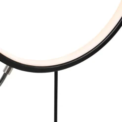 QAZQA Spitzenlicht Schwarz 60 cm Inkl. Wiederaufladbare LED und Solar IP65 - Adalind