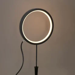 QAZQA Spitzenlicht Schwarz 50 cm Inkl. Wiederaufladbare und Solar LED IP65 - Adalind