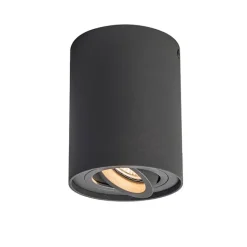 QAZQA Spot dunkelgrau dreh- und neigbar - Rondoo up