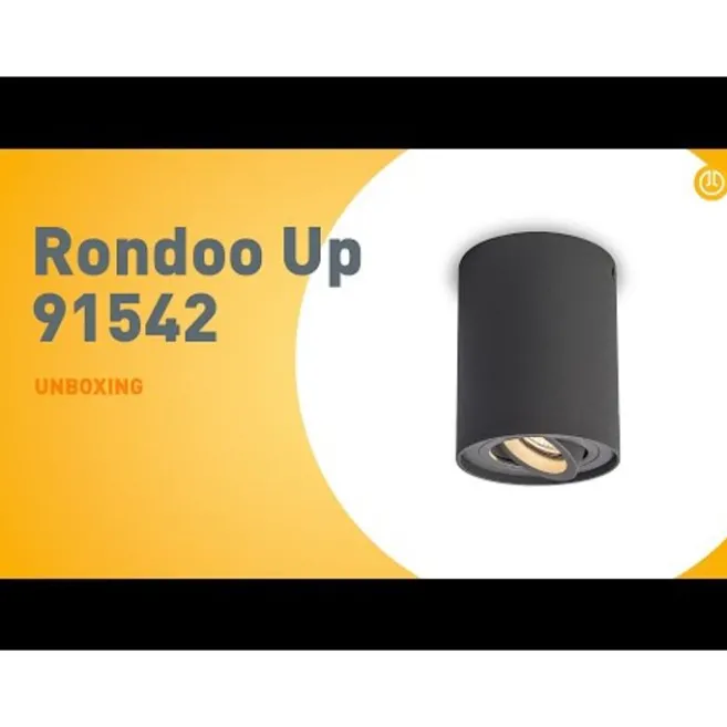 QAZQA Spot dunkelgrau dreh- und neigbar - Rondoo up