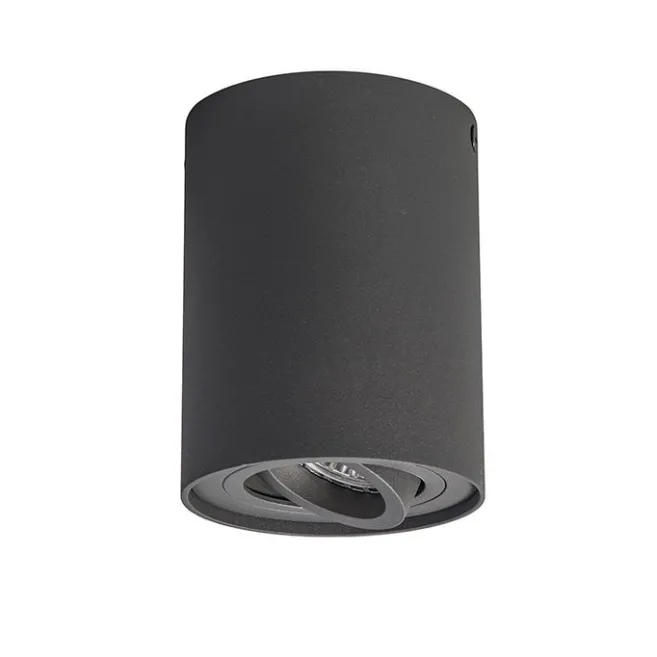 QAZQA Spot dunkelgrau dreh- und neigbar - Rondoo up