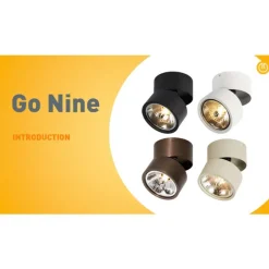 QAZQA Spot Go Nine Tubo weiß