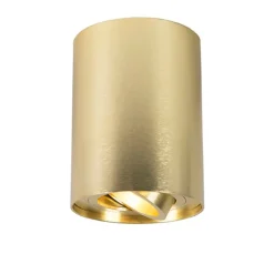 QAZQA Spot Gold / Messing dreh- und neigbar - Rondoo up