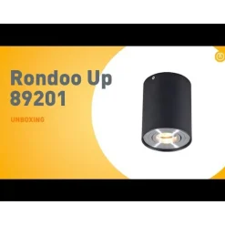 QAZQA Spot schwarz schwenk- und neigbar - Rondoo 1 up