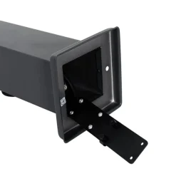 QAZQA Steh-Außenleuchte dunkelgrau 45 cm mit Fassung IP44 - Malios