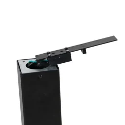 QAZQA Stehende Außenlampe schwarz mit opalweißem Schirm 70 cm - Dänemark