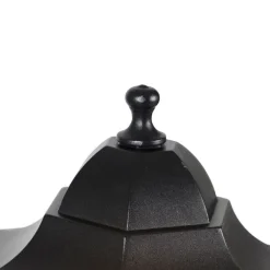 QAZQA Stehende Außenlaterne schwarz 120 cm IP44 - New Orleans