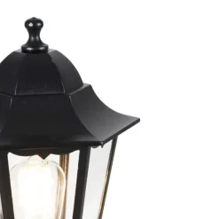 QAZQA Stehende Außenlaterne schwarz 120 cm IP44 - New Orleans