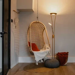 QAZQA Stehlampe Bronze inkl. LED mit Lesearm - Ibiza