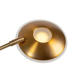 QAZQA Stehlampe Bronze inkl. LED mit Lesearm - Ibiza