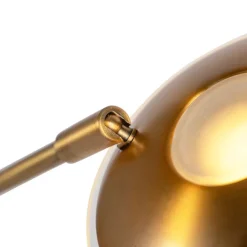 QAZQA Stehlampe Bronze inkl. LED mit Lesearm - Ibiza