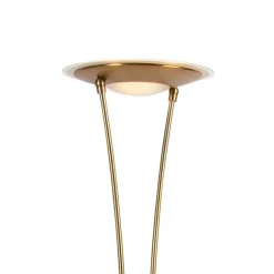 QAZQA Stehlampe Bronze inkl. LED mit Lesearm - Ibiza