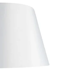 QAZQA Stehlampe Bronze mit weißem Schirm und verstellbarem Arm - Ladas Deluxe