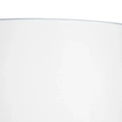 QAZQA Stehlampe Bronze mit weißem Schirm und Leselampe - Jelena