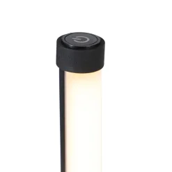 QAZQA Stehlampe schwarz inkl. LED mit Touch-Dimmer 3-stufig dimmbar - Line-up