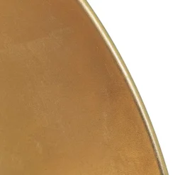 QAZQA Stehlampe schwarz mit goldenem 42 cm verstellbarem Stativ - Magnax