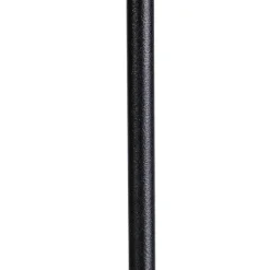 QAZQA Stehlampe schwarz Schatten Pfau Design rot 40 cm - Parte