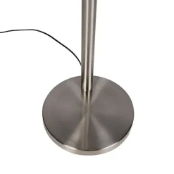 QAZQA Stehlampe Stahl inkl. LED mit Touch-Dimmer - Sixties Trento