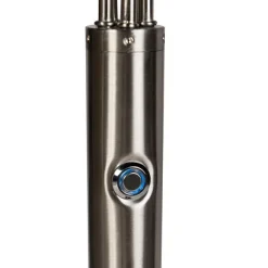 QAZQA Stehlampe Stahl inkl. LED mit Touch-Dimmer - Sixties Trento