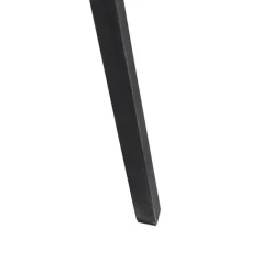 QAZQA Stehlampe Stativ schwarz mit Schirm Pfau 50 cm - Tripod Classic