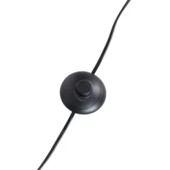 QAZQA Stehlampe Stativ schwarz mit Schirm Pfau 50 cm - Tripod Classic